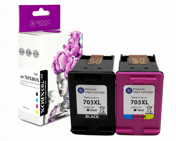 Tinta Inkdigo 703 XL kompatibilna s HP DeskJet InkAdvantageD730, TÜV certifikat