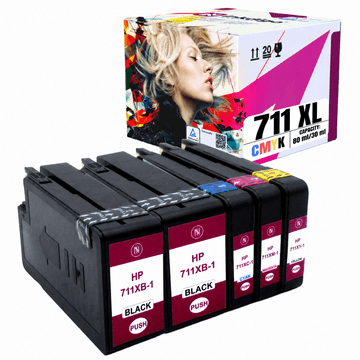 Tinta Inkdigo 711 XL kompatibilna s HP DesignJet T120 T130 T125 T520, TÜV certifikat