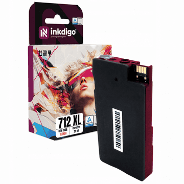 Tinta Inkdigo 712 XL kompatibilna s HP DesignJet Studio24Inch T210 T230 T250 TÜV certificirana