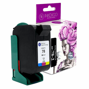Inkdigo tinta 78 XL kompatibilna s HP Color Copier 180 280 190 DeskJet 1100c TÜV certificirana