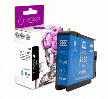 Tinta Inkdigo 933XL kompatibilna s HP OfficeJet 6100e-Printer 7510WF, TÜV certifikat