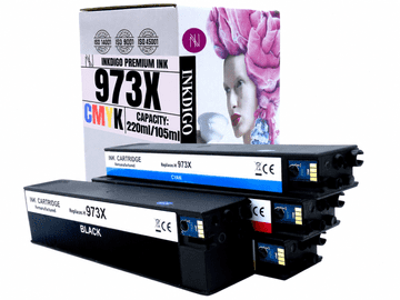 Tinta Inkdigo 973XL kompatibilna s HP PageWidePro452dn PageWidePro477dwt, TÜV certifikat