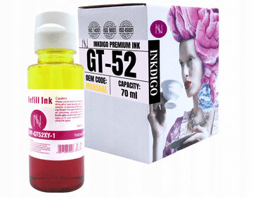 Tinta Inkdigo GT52 XL kompatibilna s HP SmartTank500 DeskJet GT5810 GT5820, TÜV certifikat
