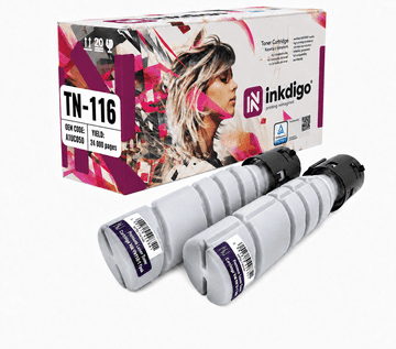 Inkdigo toner TN116 kompatibilan s Minolta Bizhub 164 195 215 165 226 185 TÜV certificiran