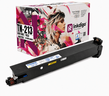 Inkdigo toner TN213Y kompatibilan s Konica Minolta Bizhub C203 C253 TÜV certificiran