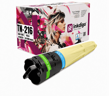 Inkdigo toner TN216Y kompatibilan s Minolta Bizhub C220, TÜV certificiran