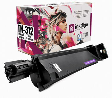 Inkdigo toner TN312K kompatibilan s Konica Minolta Bizhub C300 C352 C352P TÜV certificiran