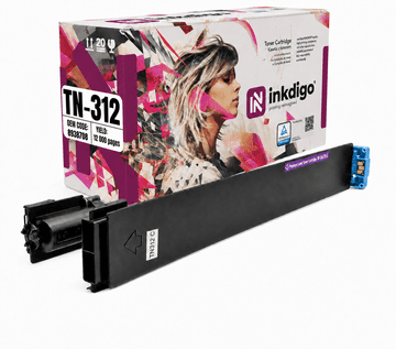Inkdigo toner TN312C kompatibilan s Konica Minolta Bizhub C300 C352 C352P TÜV certificiran