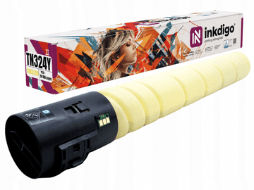 Inkdigo toner TN324Y kompatibilan s Konica Minolta Bizhub C258 C308 C368 TÜV certificiran
