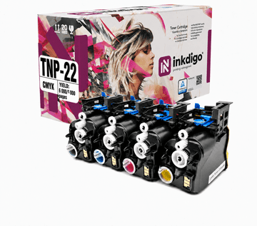 Inkdigo toner TNP22 kompatibilan s Konica Minolta Bizhub C35 C35P TÜV certificiran
