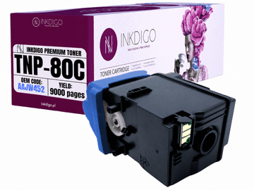 Inkdigo toner TNP80C kompatibilan s Konica Minolta Bizhub C3320i TÜV certificiran