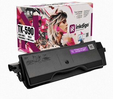 Inkdigo toner TK590K kompatibilan s Kyocera ECOSYS M6026cdn FS-C2026MFP TÜV certificiran