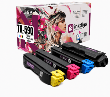Inkdigo toner TK590 kompatibilan s Kyocera ECOSYS M6026cdn FS-C2026MFP TÜV certificiran