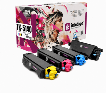 Inkdigo toner TK5140 kompatibilan s Kyocera ECOSYS M6030cdn P6130cdn TÜV certificiran