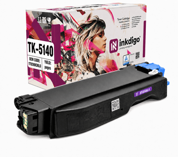 Inkdigo toner TK5140C kompatibilan s Kyocera ECOSYS M6030cdn P6130cdn TÜV certificiran