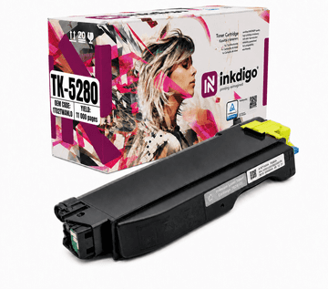 Inkdigo toner TK5280Y kompatibilan s Kyocera ECOSYS M6235cidn P6235cdn TÜV certificiran