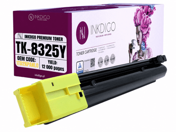 Inkdigo toner TK8325Y kompatibilan s Kyocera TASKalfa2551ci, TÜV certificiran