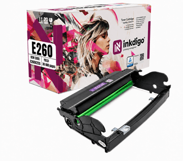 Inkdigo bubanj E260X22G kompatibilan s Lexmark E260 X264DN E360DN E462 E260D TÜV certificiran