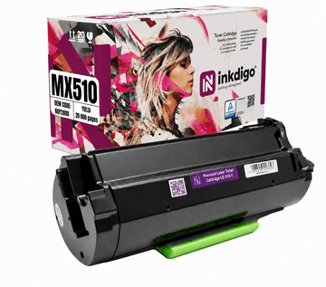 Inkdigo toner 60F2X00 kompatibilan s Lexmark MX510de MX610de MX611dhe TÜV certificiran