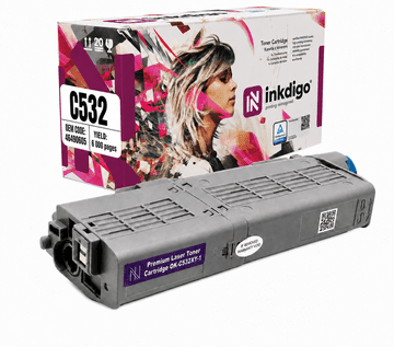 Inkdigo toner 46490605 kompatibilan s OKI C532DN MC563DN C542DN MC573DN TÜV certificiran