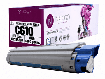 Inkdigo toner 44315307 kompatibilan s OKI C610CDN C610DN C610DTN C610DM TÜV certificiran