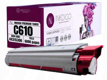 Inkdigo toner 44315306 kompatibilan s OKI C610CDN C610DN C610DTN C610DM TÜV certificiran