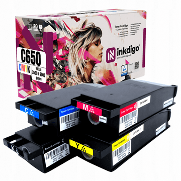 Inkdigo toner 9006127-9006130 kompatibilan s OKI C650 C650dn TÜV certificiran
