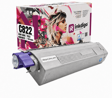 Inkdigo toner 44844613 kompatibilan s OKI C822CDTN C822DN C822N TÜV certificiran