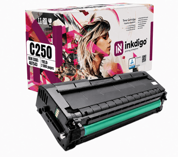 Inkdigo toner 407543 kompatibilan s Ricoh Aficio SPC250 SPC250e SPC250 TÜV certificiran