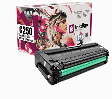 Inkdigo toner 407545 kompatibilan s Ricoh Aficio SPC250 SPC250e SPC250 TÜV certificiran