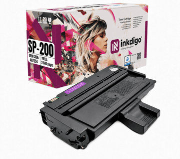 Inkdigo toner 407254 kompatibilan s Ricoh Aficio SP201 SP212nw SP211 SP201n TÜV certificiran