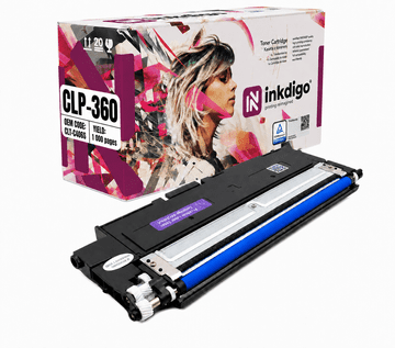 Inkdigo toner CLT-C406S kompatibilan sa Samsung CLP-360 CLP-365 Xpress C410W TÜV certificiran
