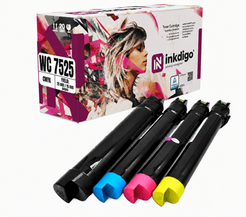 Inkdigo toner 006R01517-006R01520 kompatibilan s Xerox WorkCentre 7525 7970 TÜV certificiran