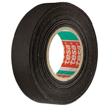 Tesa crna glatka traka za tkanje - Jaka, otporna 25 m x 19 mm