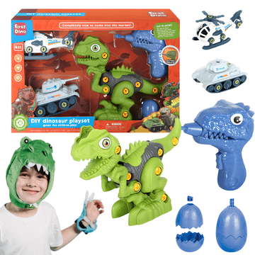 KOMPLET ZA GRADNJU DINOSAURA ALATI TENKER HELIKOPTER