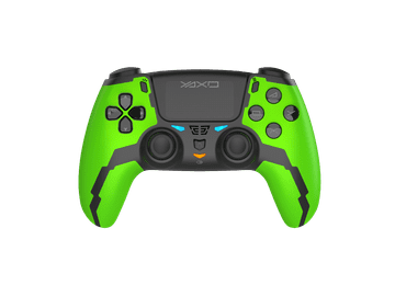 Nikcorp Bežični gaming kontroler HORNET ELITE Matrix Green, Bluetooth 5.0, Hall senzori, 2 programabilna gumba, kompatibilan s PC, PS4, PS3, Android i iOS, baterija 1200 mAh, USB-C kabel 3 m, vibracija