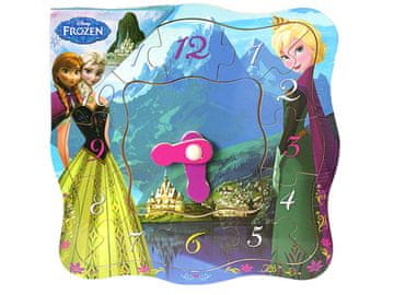 PLAYME Drveni EDUKATIVNI sat FROZEN Frozen Puzzle Science