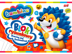 BAMBINO Školski BLOK ZA CRTANJE A4 20 listova bijeli 80 g za umjetnost