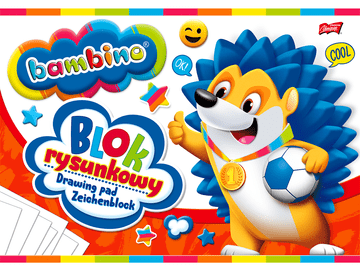 BAMBINO Školski BLOK ZA CRTANJE A4 20 listova bijeli 80 g za umjetnost