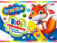 BAMBINO Školski BLOK ZA CRTANJE A4 20 listova bijeli 80 g za umjetnost