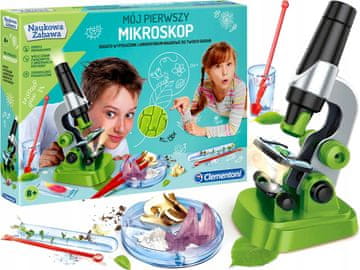 CLEMENTONI MOJ PRVI MIKROSKOP Optička znanost Zabava ZOOM 150x