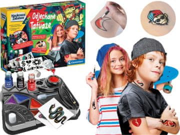 Clementoni Crazy TATTOOS Znanstveni zabavni umjetnički laboratorijski komplet