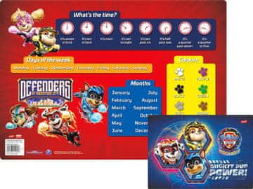 PAW PATROL dvostrani notes laminirani A3 Defenders notes
