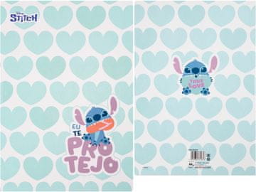 Patio Disney LILO & STITCH Školska bilježnica A4 60 listova na kvadrat 74876 Coolpack