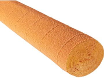 Cartotecnica Rossi Krep papir TALIJANSKI NABIT PAPIR TAMNO ŽUTI 180g Krep papir 576 NARANČASTA ŽUTA