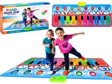 GLAZBENA PODLOGA ZA KLAVIR 130X48 CM ZA PLES, SNIMANJE, ZA DJECU ZA IGRANJE