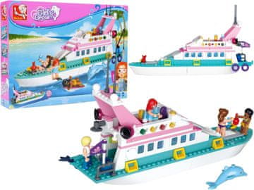 Sluban Girls Dream Blocks Ship Club YACHT B0609 Brod 328 dijelova BROD
