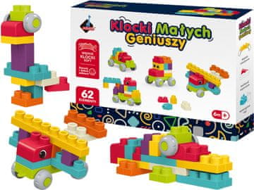 LITTLE GENIUS MEKI KOCODI Set za gradnju, šareni, 62 dijela