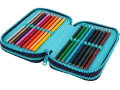 CoolPack Trostruka pernica s priborom JUMPER 3 Mrs. Unicorn TRI PRETINCA