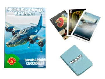 Alexander Igraće karte PETER + Igra memorije BRAINROT Bombardiro Crocodillo